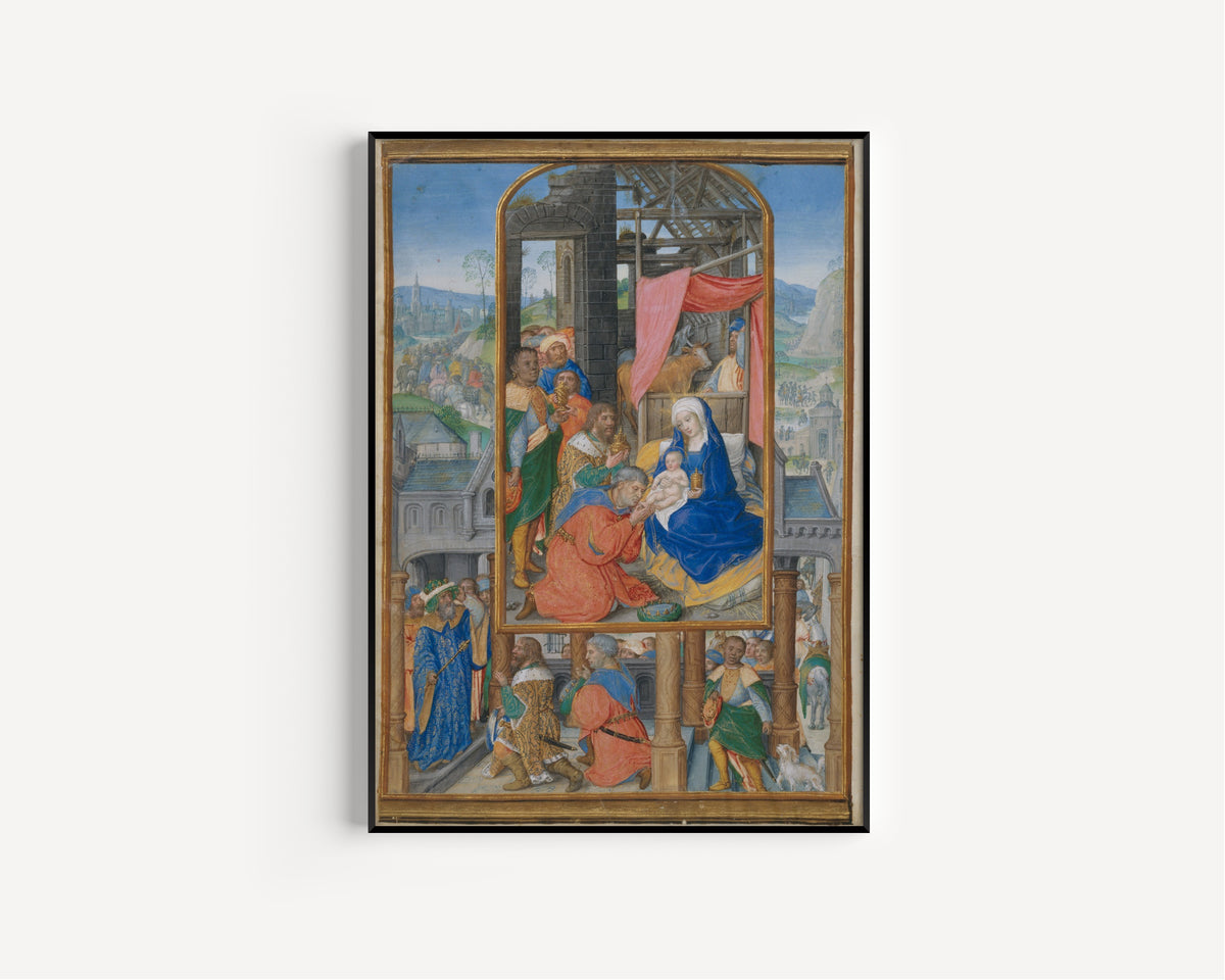 Master of James IV of Scotland — Adoration of the Magi | Illuminated Manuscript Print