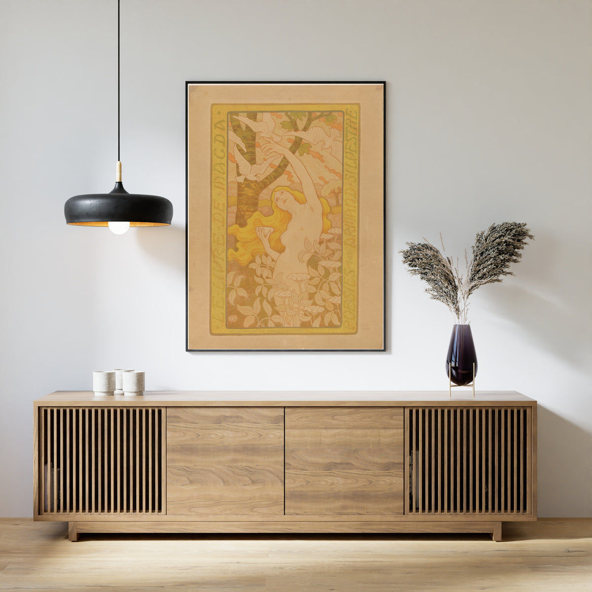 Paul Berthon — Affiche voor Le livre de Magda door Armand Silvestre | Vintage Poster Print