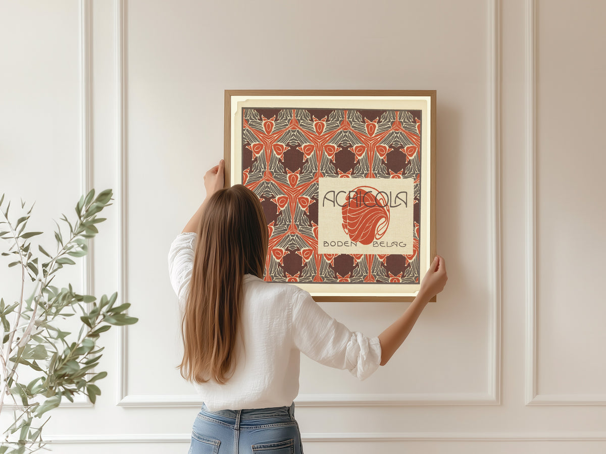 Koloman Moser — Agricola Boden-Belag | Pattern Design Print
