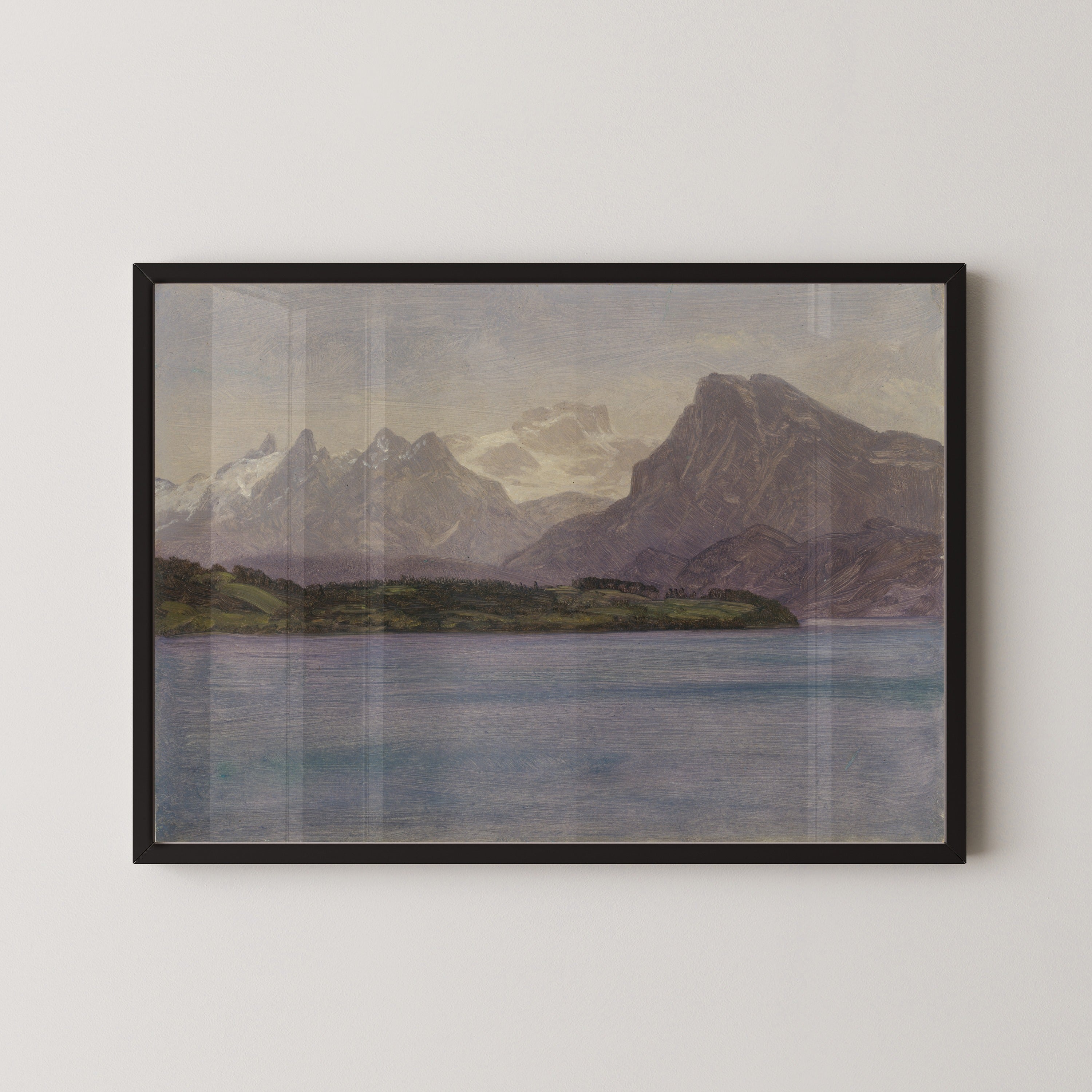 Albert Bierstadt — Alaskan Coast Range | Landscape Fine Art Print