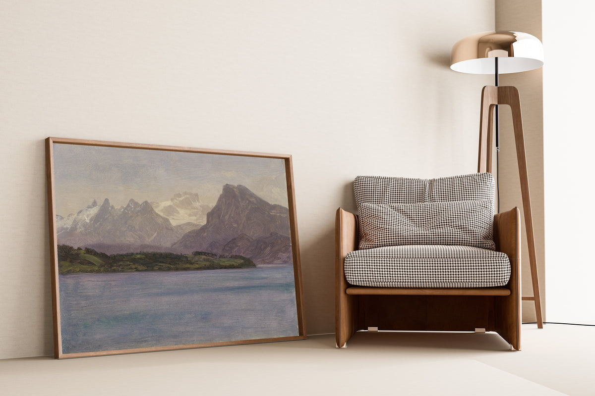 Albert Bierstadt — Alaskan Coast Range | Landscape Fine Art Print