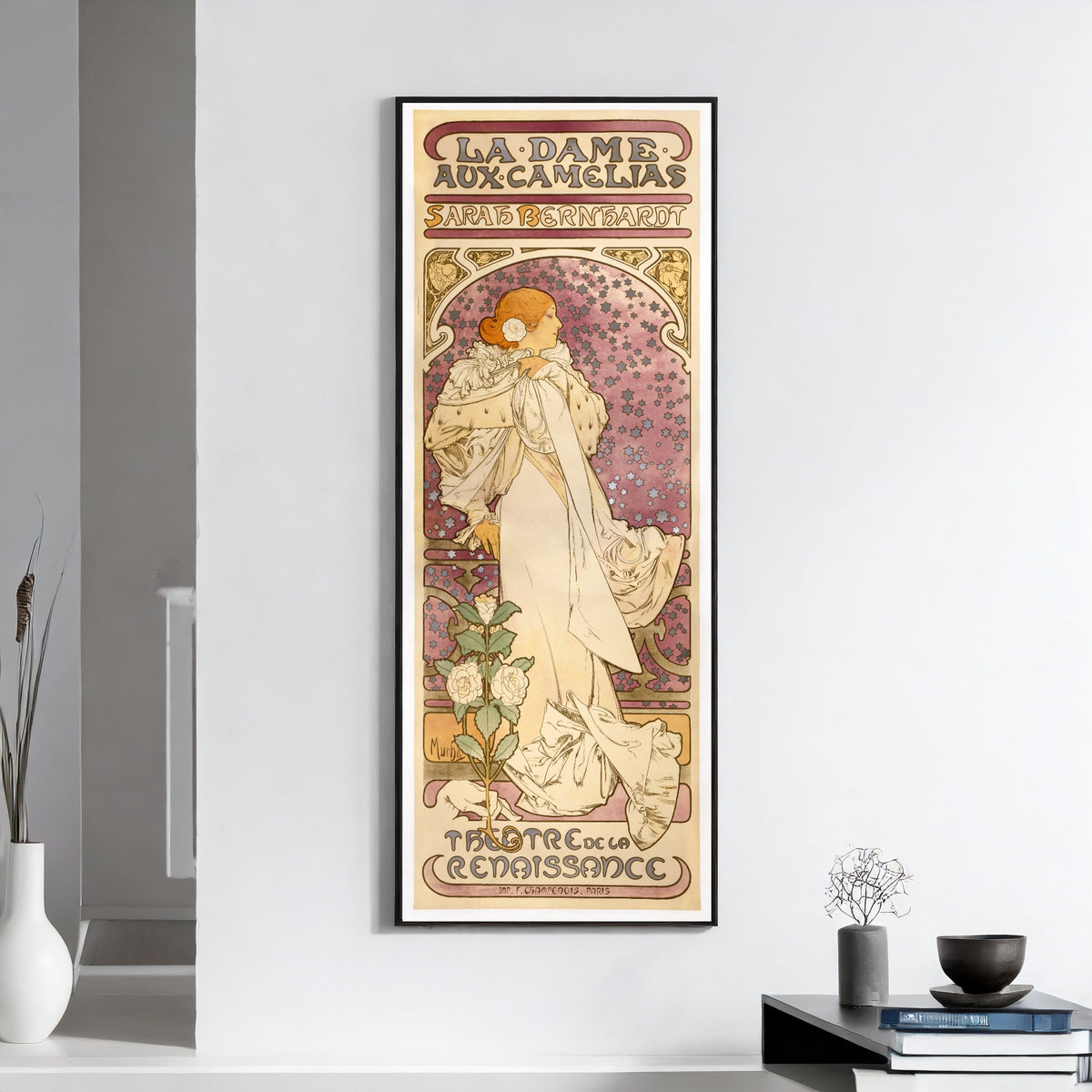 Alphonse Mucha — La Dame aux Camélias | Vintage Poster Print