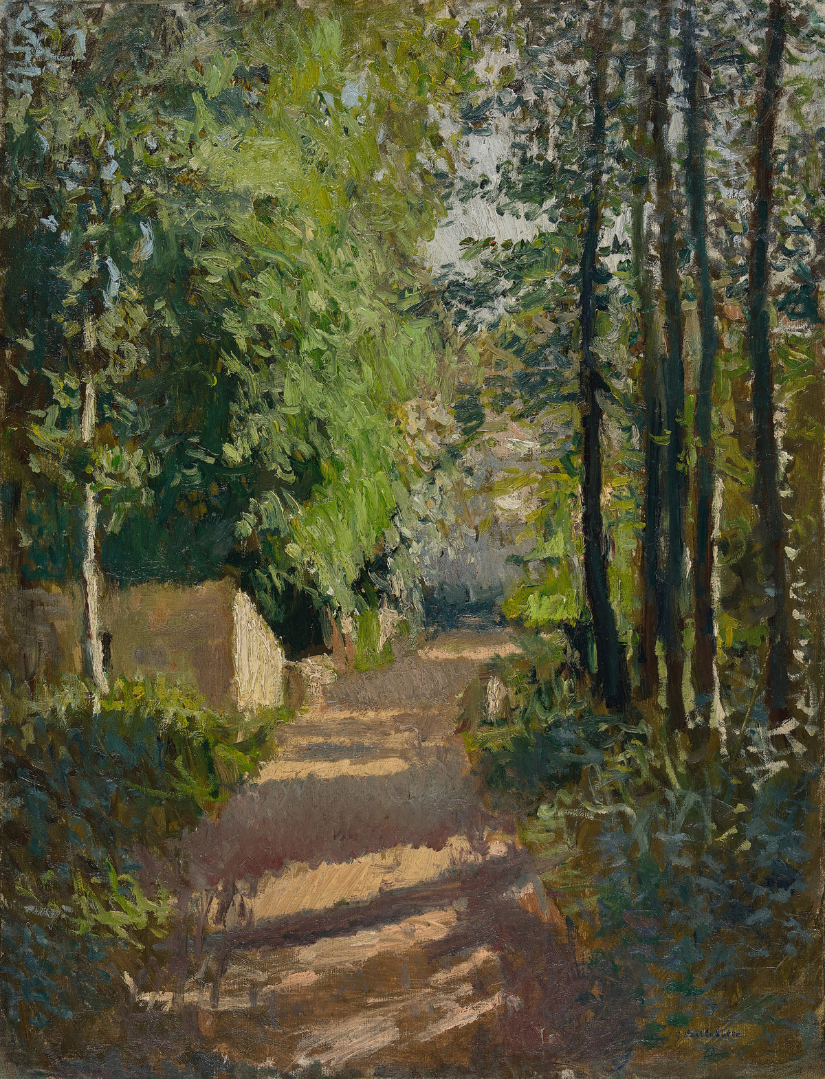 Gustave Caillebotte — Allée sous-bois, en Normandie | Fine Art Print