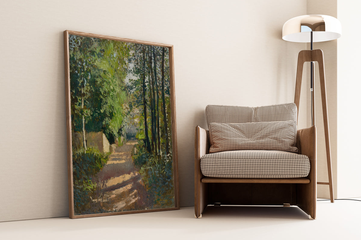 Gustave Caillebotte — Allée sous-bois, en Normandie | Fine Art Print