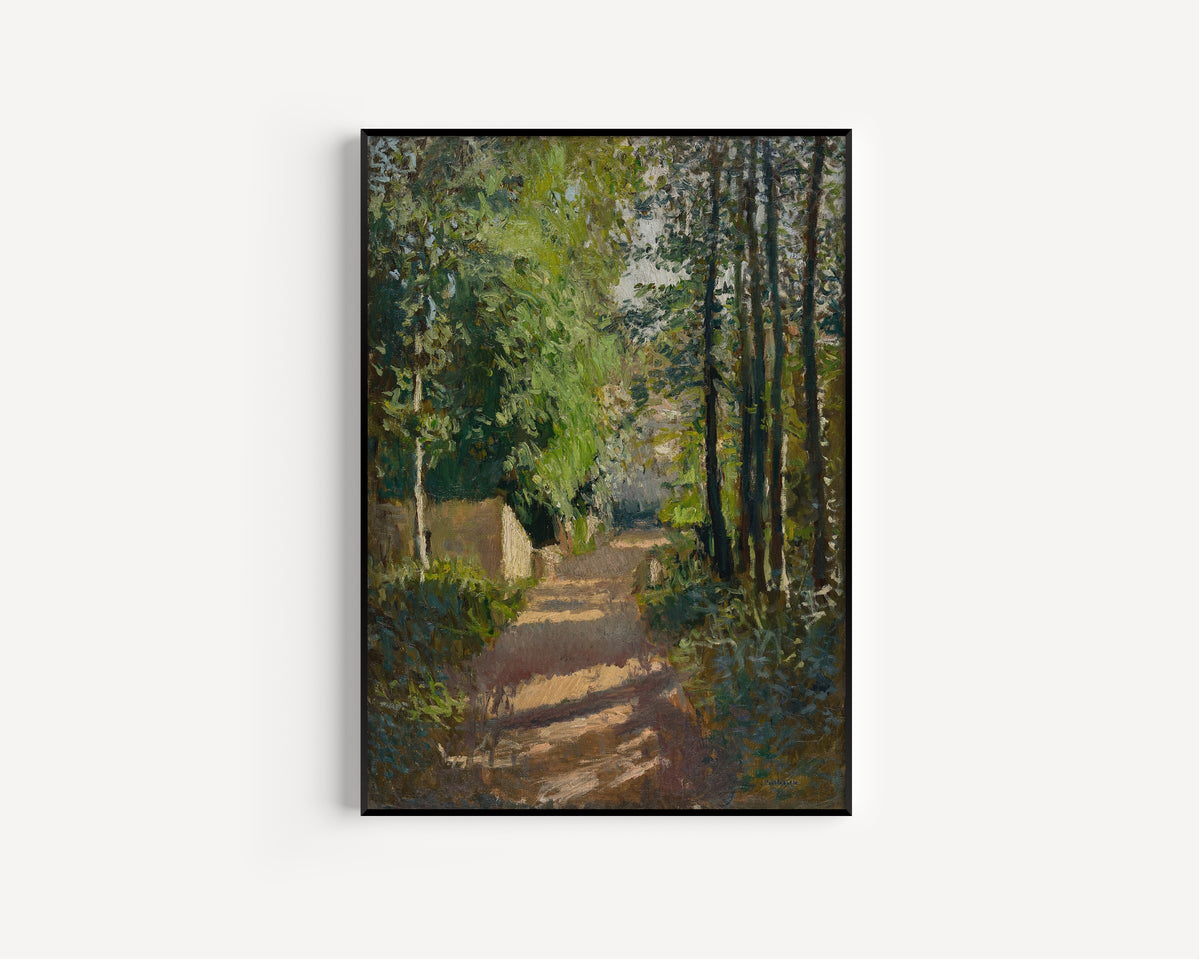 Gustave Caillebotte — Allée sous-bois, en Normandie | Fine Art Print