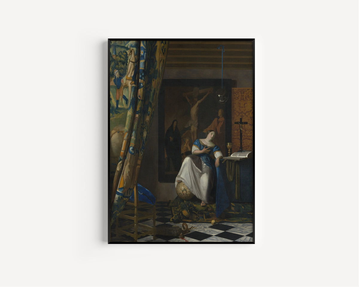 Johannes Vermeer — Allegory of the Catholic Faith | Fine Art Print