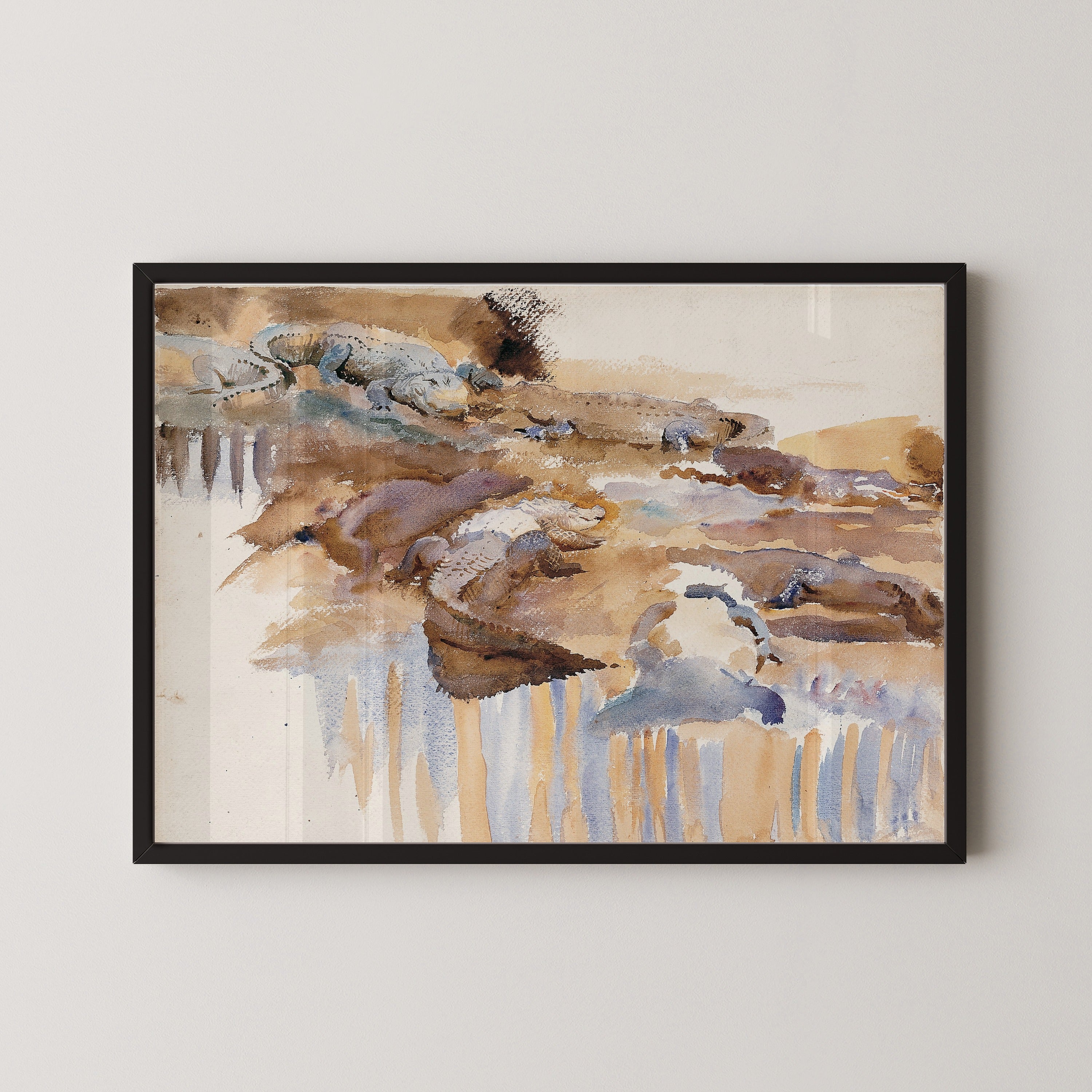 John Singer Sargent — Alligators | Fine Art Print