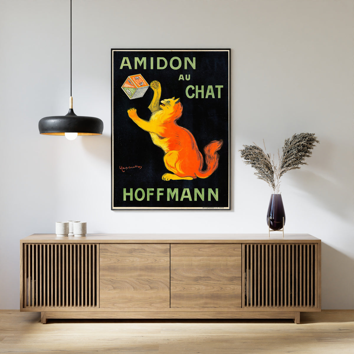 Leonetto Cappiello — Amidon au Chat | Vintage Poster Print