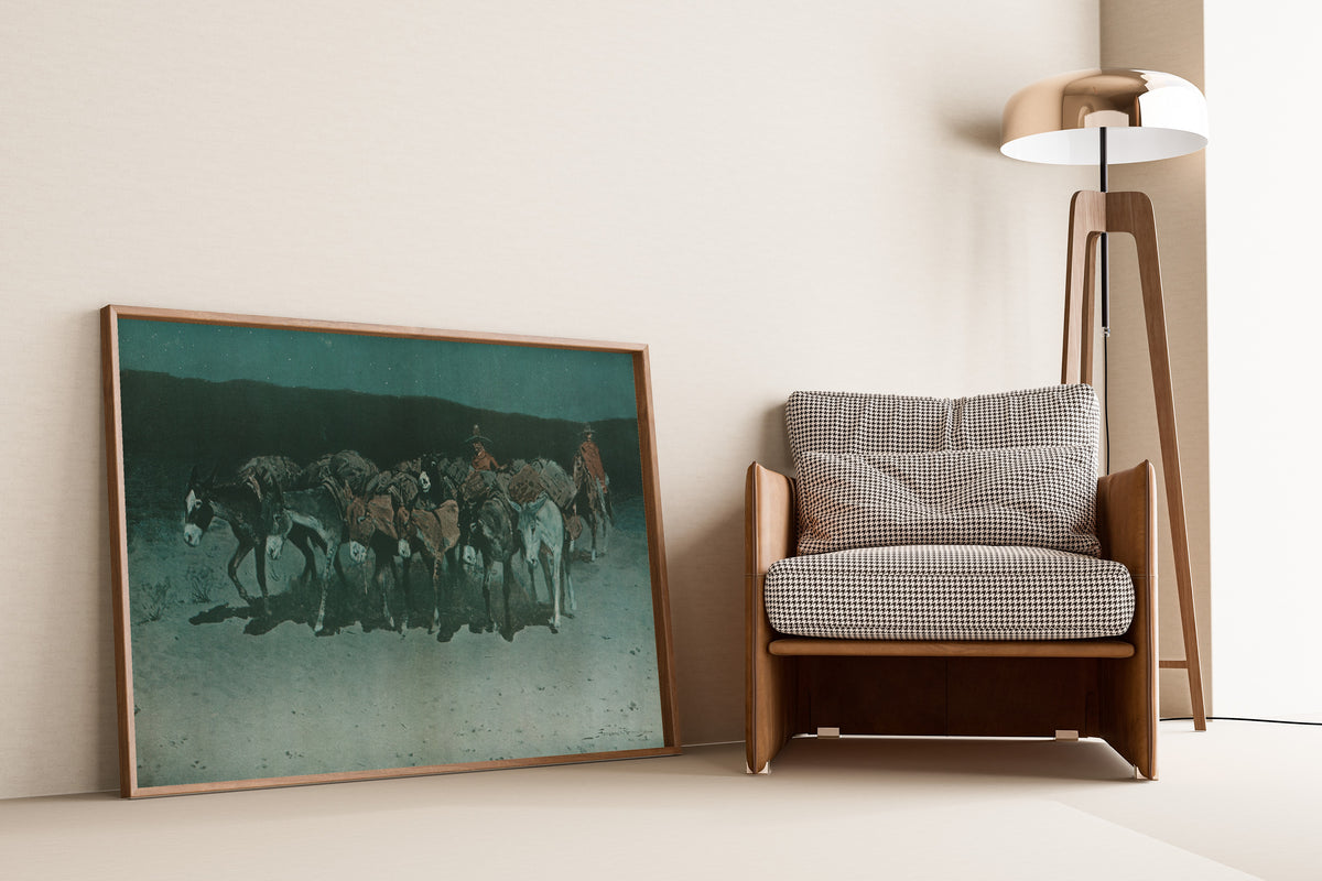 Frederic Remington — An Early Start for Market | Western Art Print