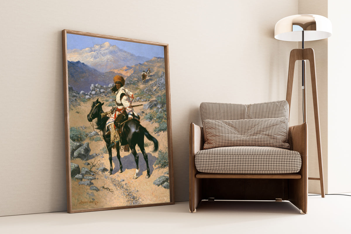 Frederic Remington — An Indian Trapper | Western Art Print