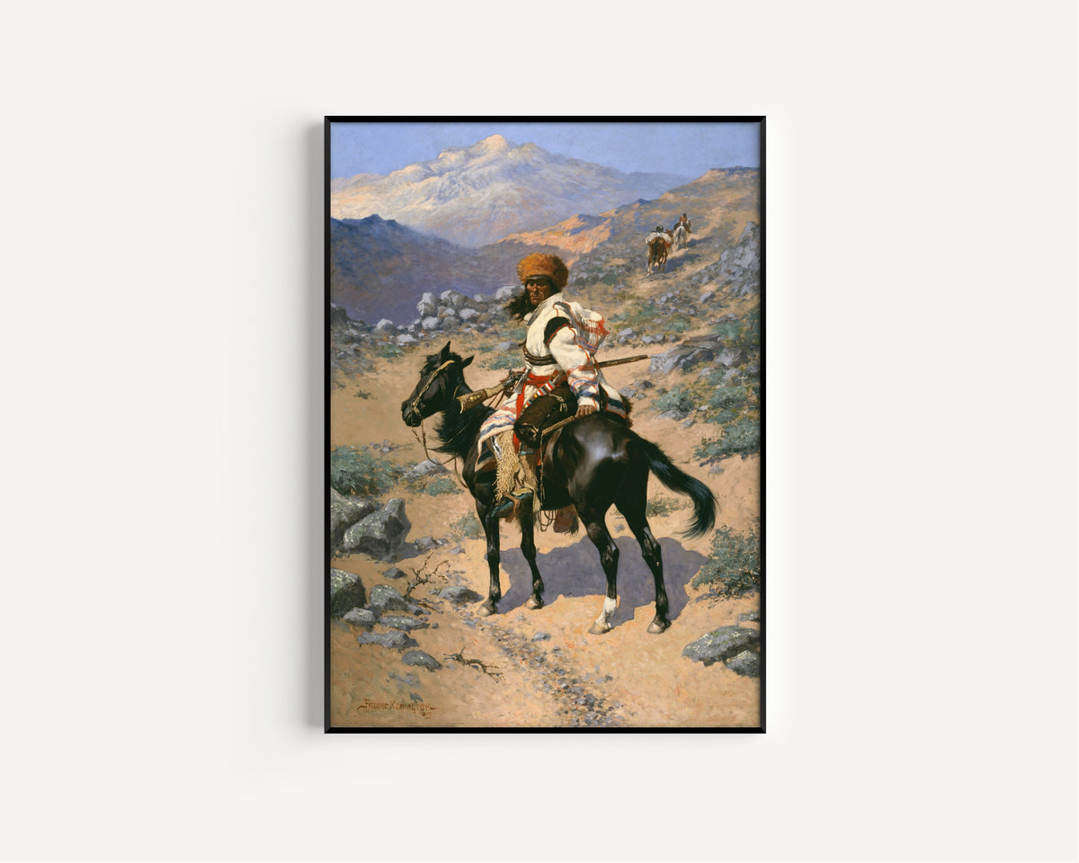 Frederic Remington — An Indian Trapper | Western Art Print