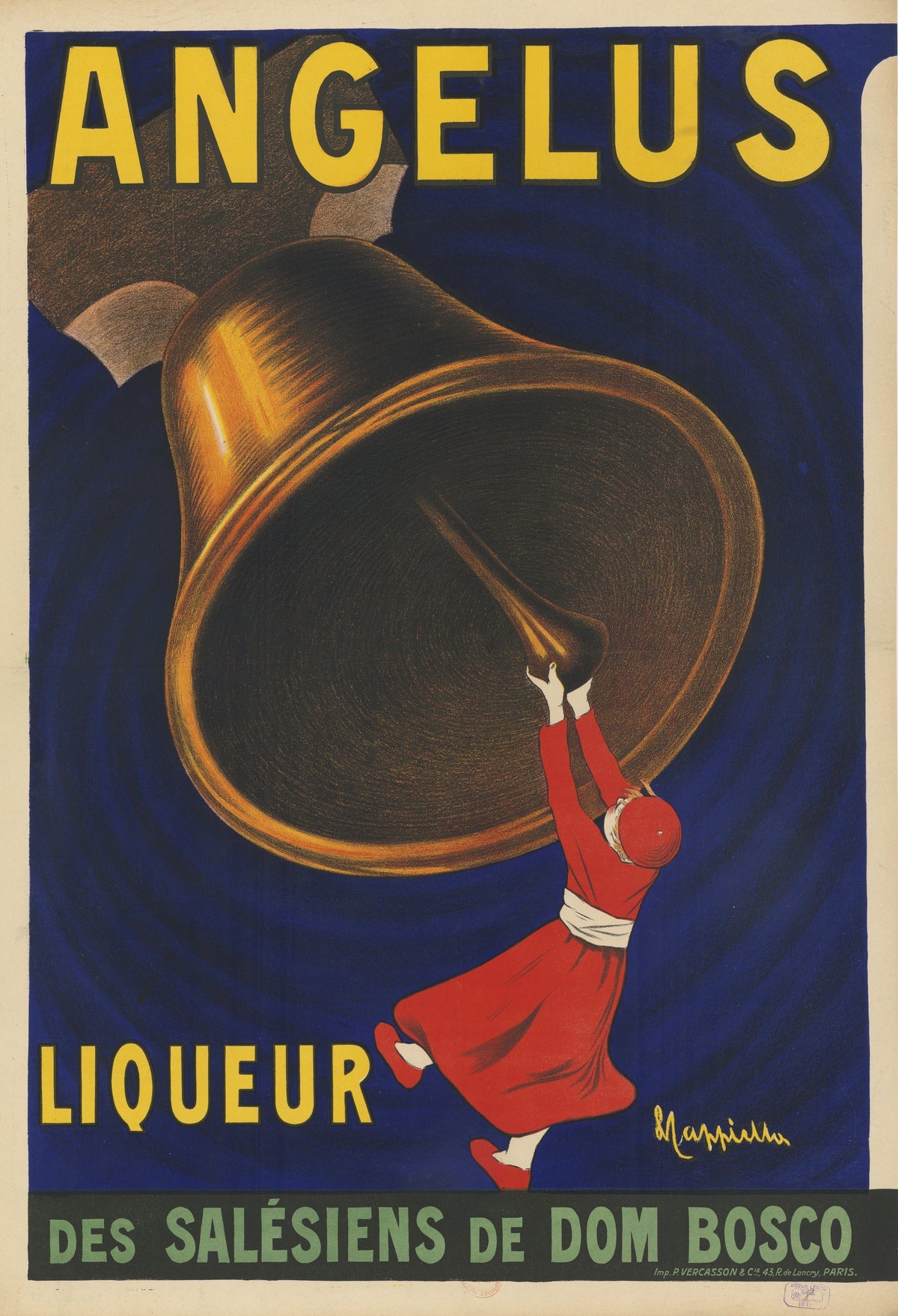 Leonetto Cappiello — Angelus Liqueur des Salésiens de Dom Bosco | Vintage Poster Print