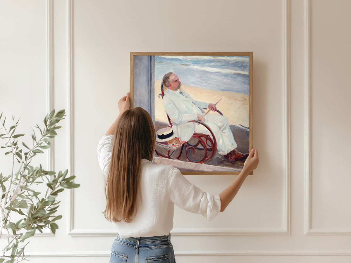 Joaquín Sorolla — Antonio García at the Beach | Fine Art Print