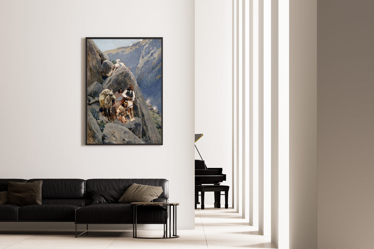 Henry Farny — Apache Indians in the Mountains | Western Art Print