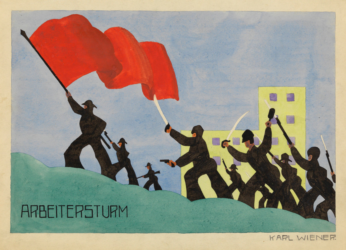 Karl Wiener — Arbeitersturm (Workers' Assault) | Vintage Poster Print