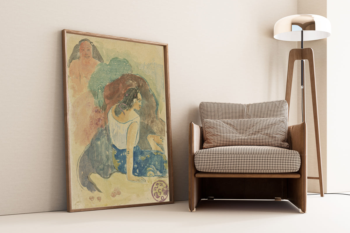 Paul Gauguin — Arearea no Varua Ino (Words of the Devil) | Fine Art Print