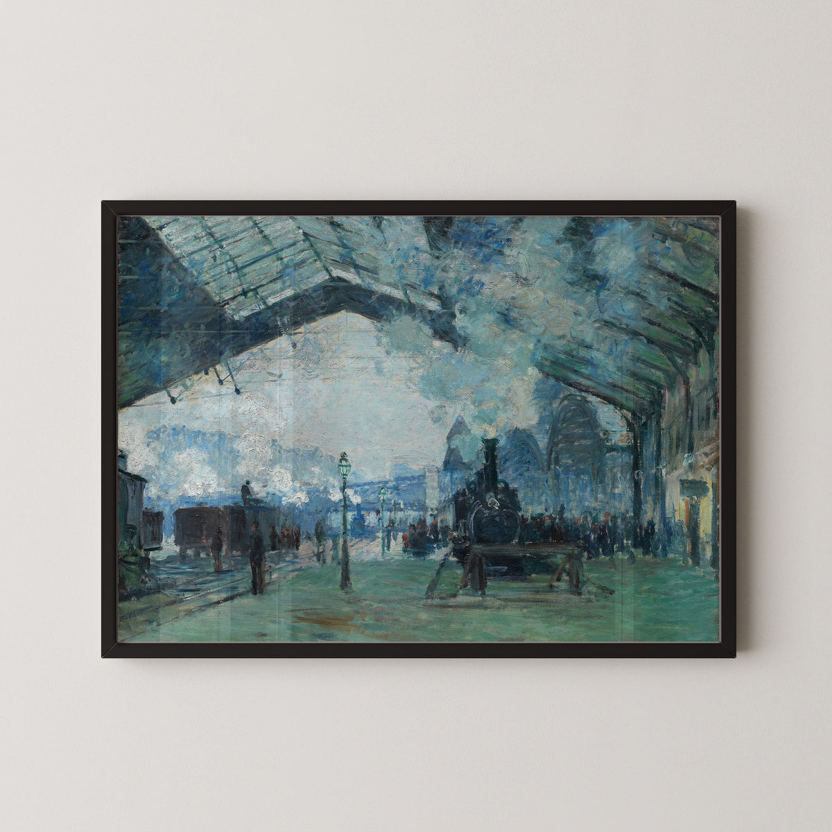 Claude Monet — Arrival of the Normandy Train, Gare Saint-Lazare | Fine Art Print