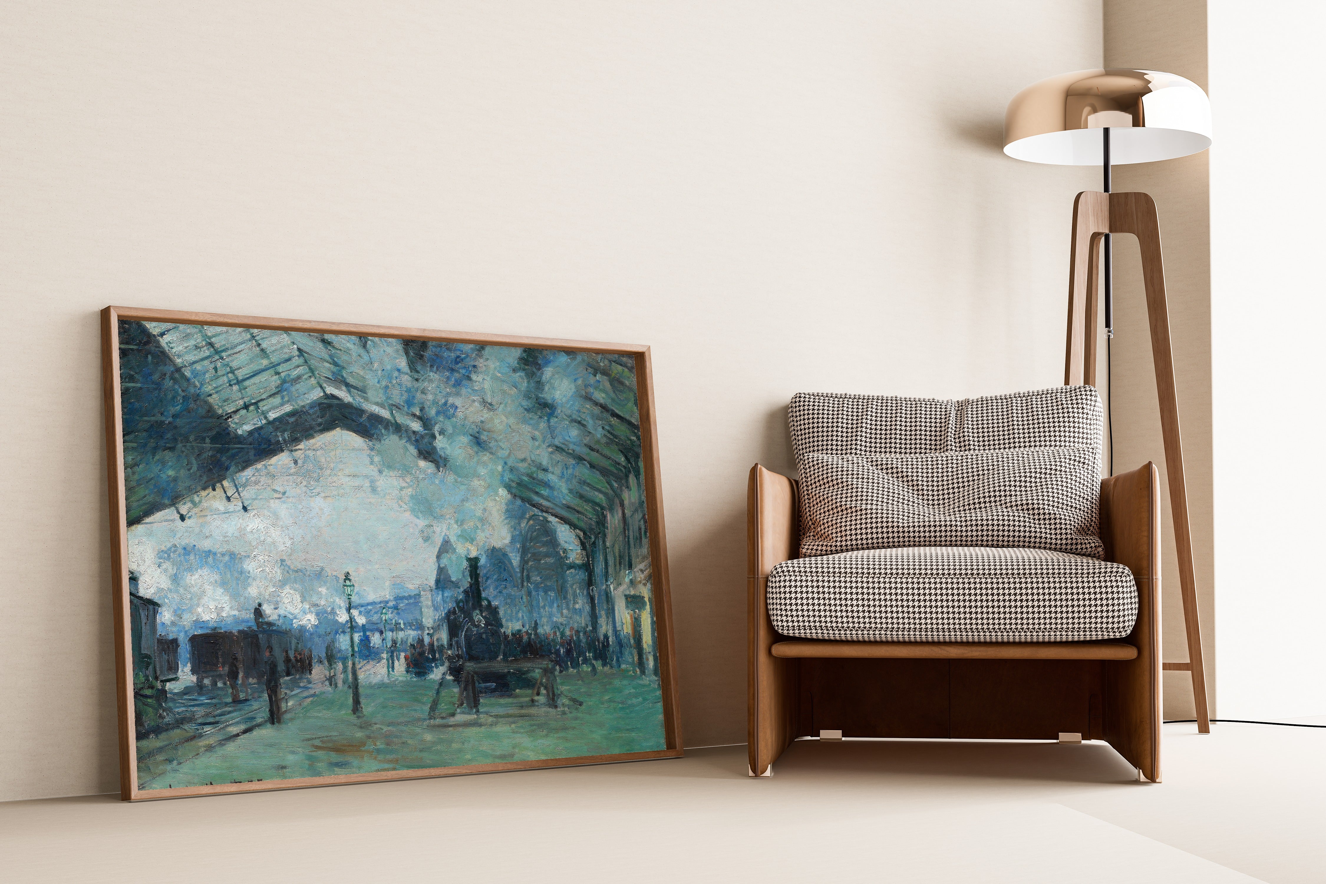 Claude Monet — Arrival of the Normandy Train, Gare Saint-Lazare | Fine Art Print