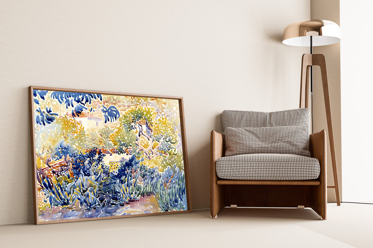 Henri-Edmond Cross — Artist's Garden at St. Clair | Fine Art Print
