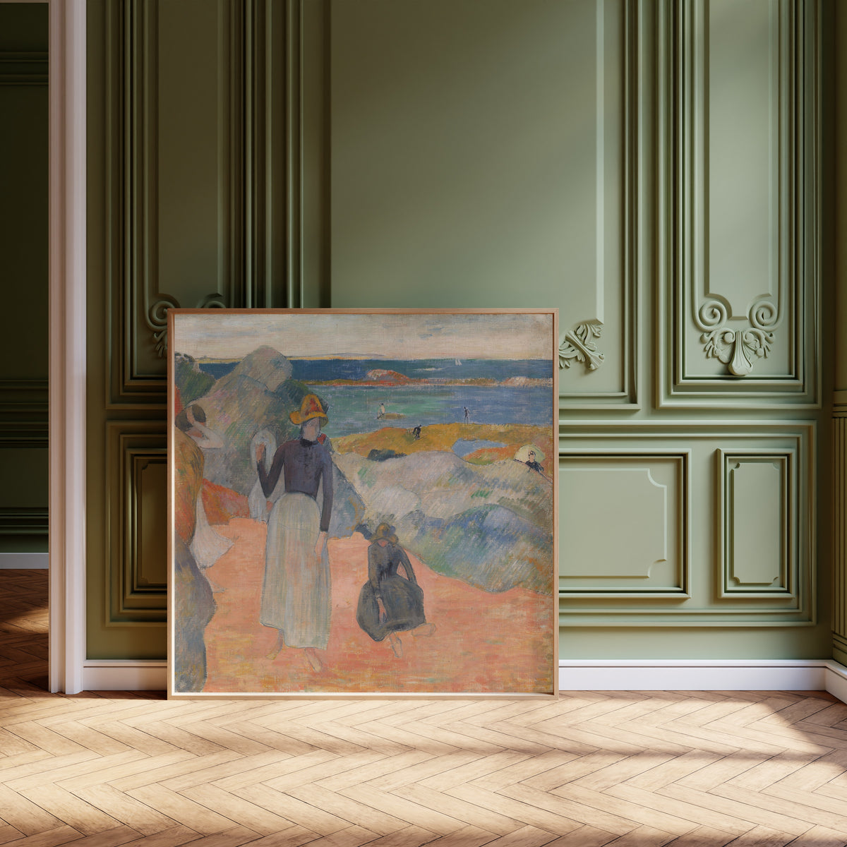 Paul Gauguin — At the Beach, Bretagne | Fine Art Print