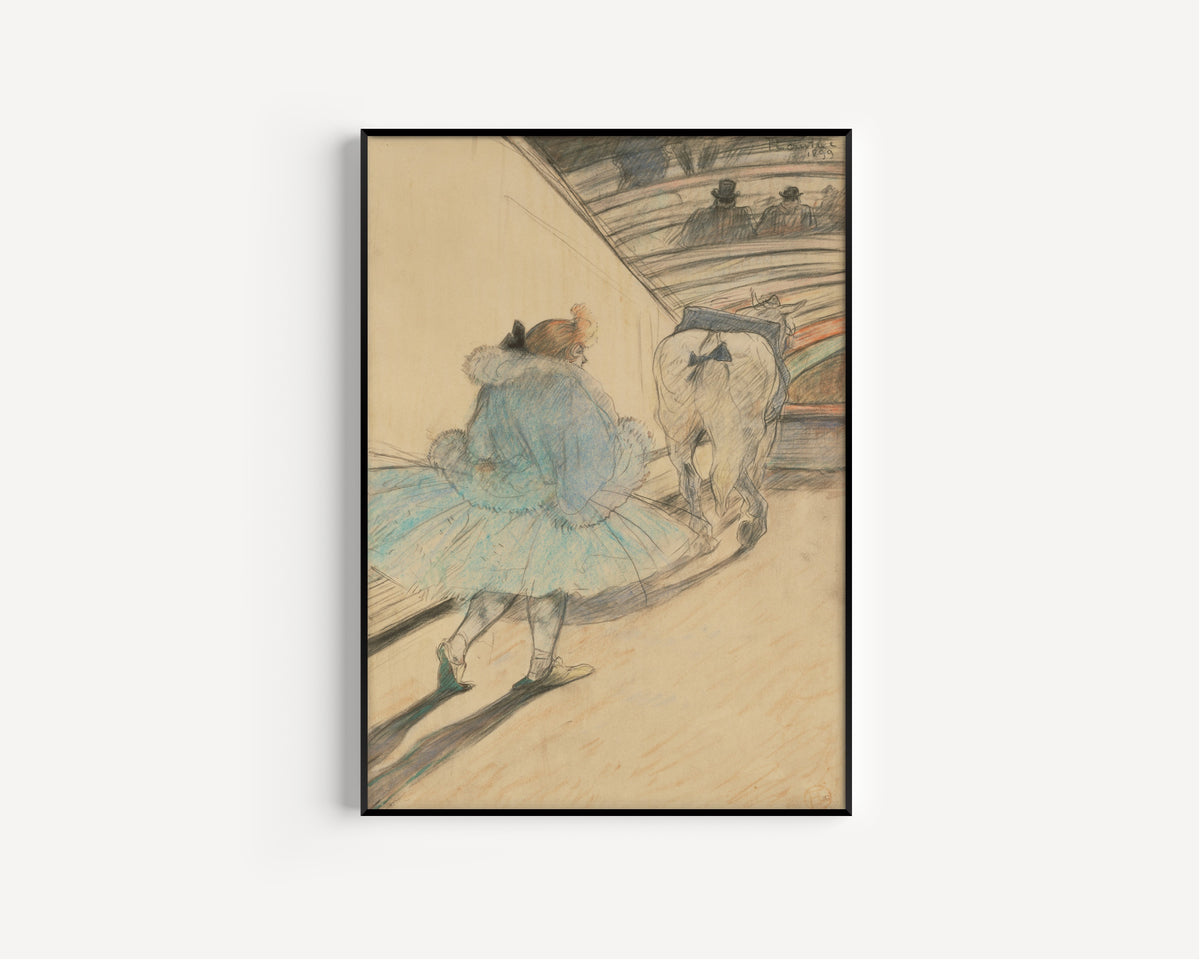Henri de Toulouse-Lautrec — At the Circus: Entering the Ring | Fine Art Print