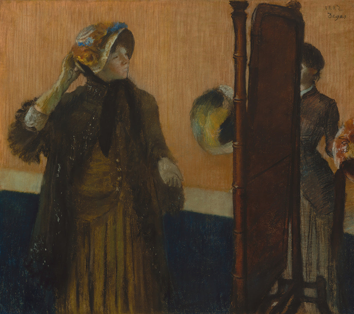 Edgar Degas — At the Milliner's (Trying On a Bonnet) | Fine Art Print