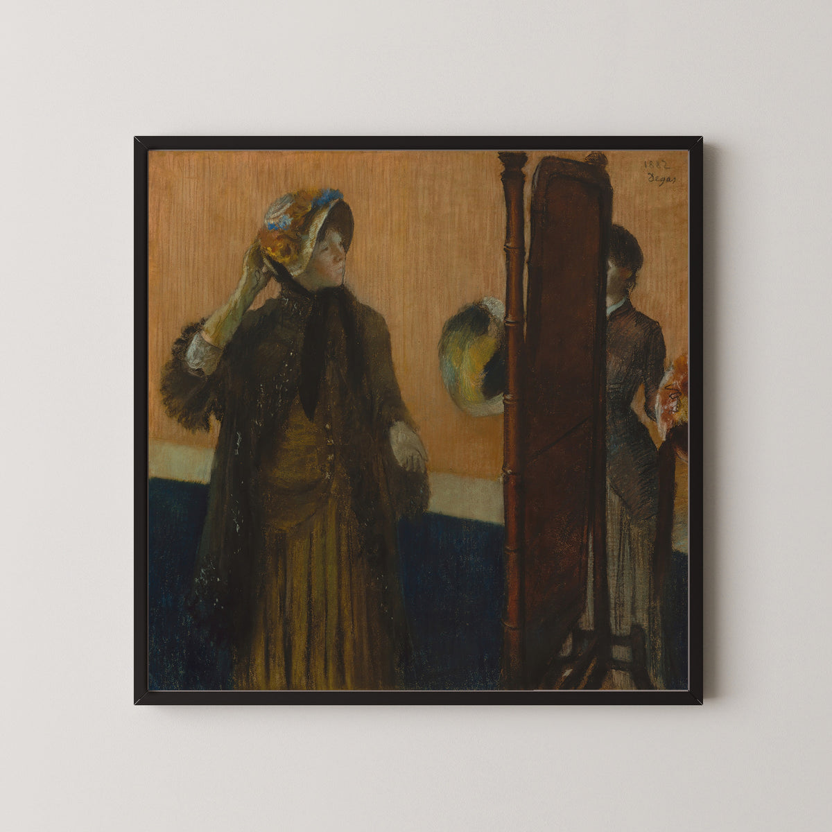 Edgar Degas — At the Milliner's (Trying On a Bonnet) | Fine Art Print