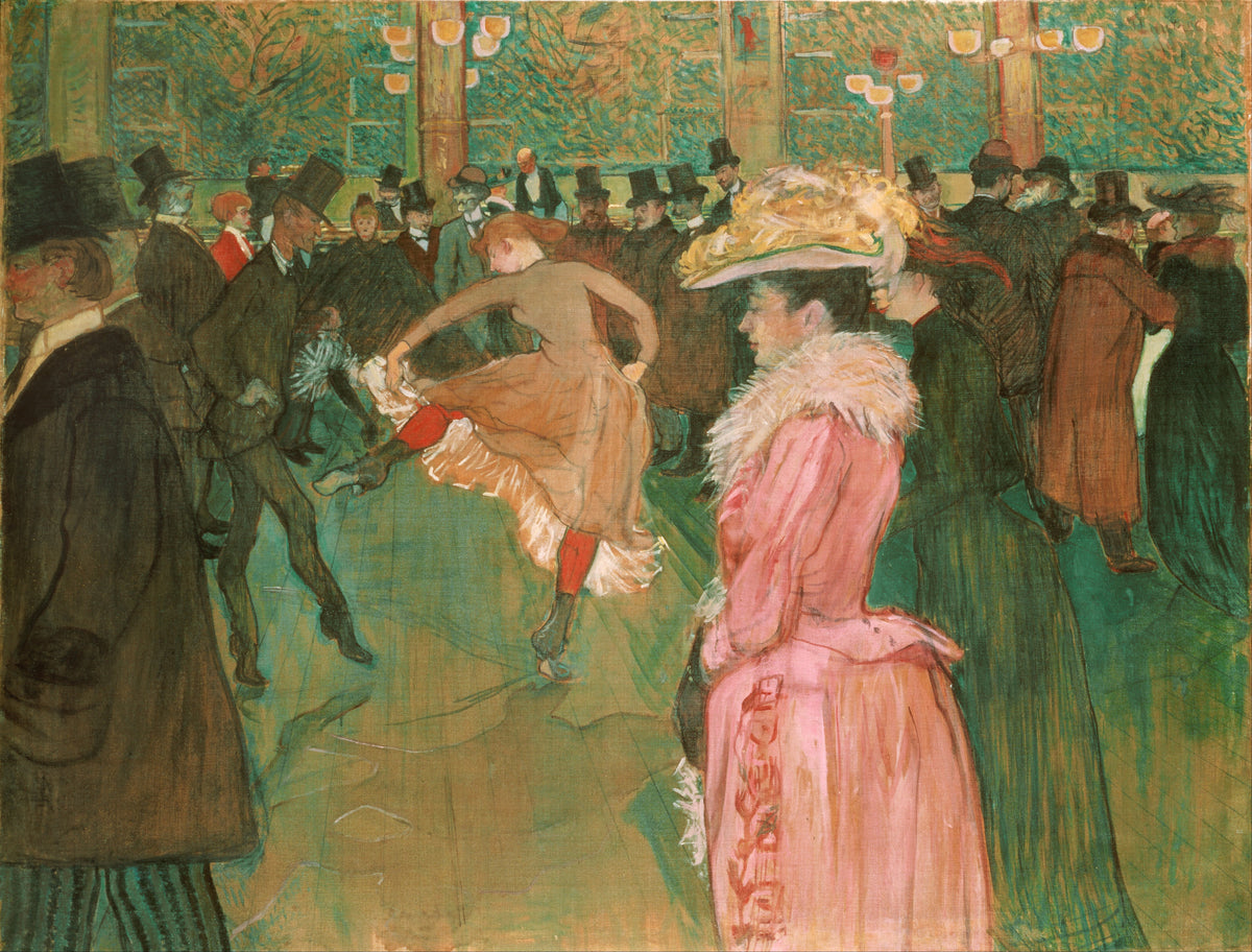 Henri de Toulouse-Lautrec — At the Moulin Rouge: The Dance | Fine Art Print