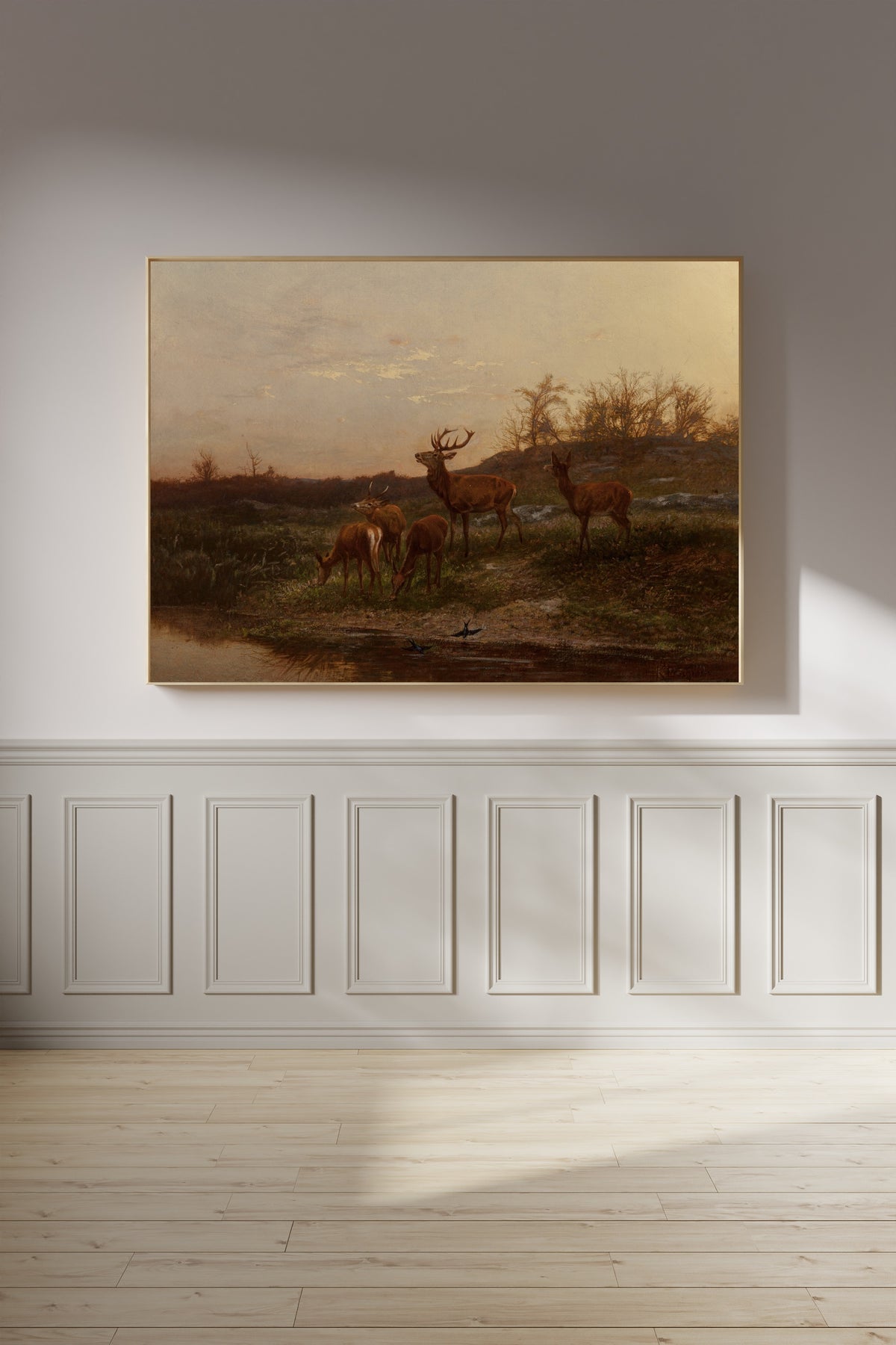 Karl Bodmer — At the Watering Hole | Fine Art Print