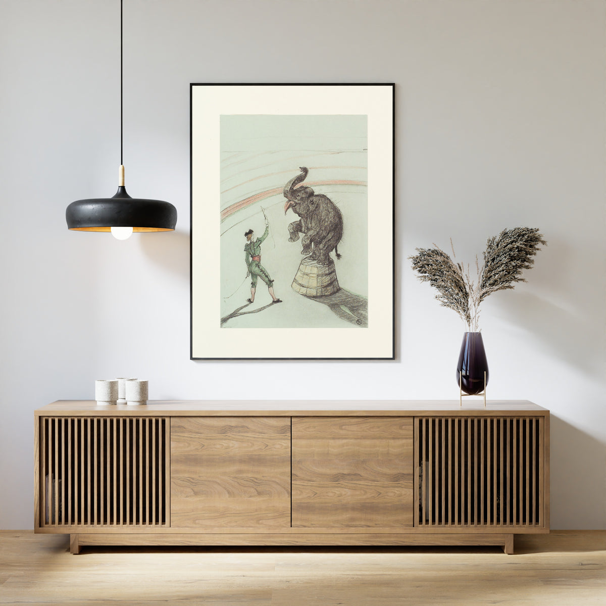 Henri de Toulouse-Lautrec — Au Cirque: Éléphant en liberté | Fine Art Print