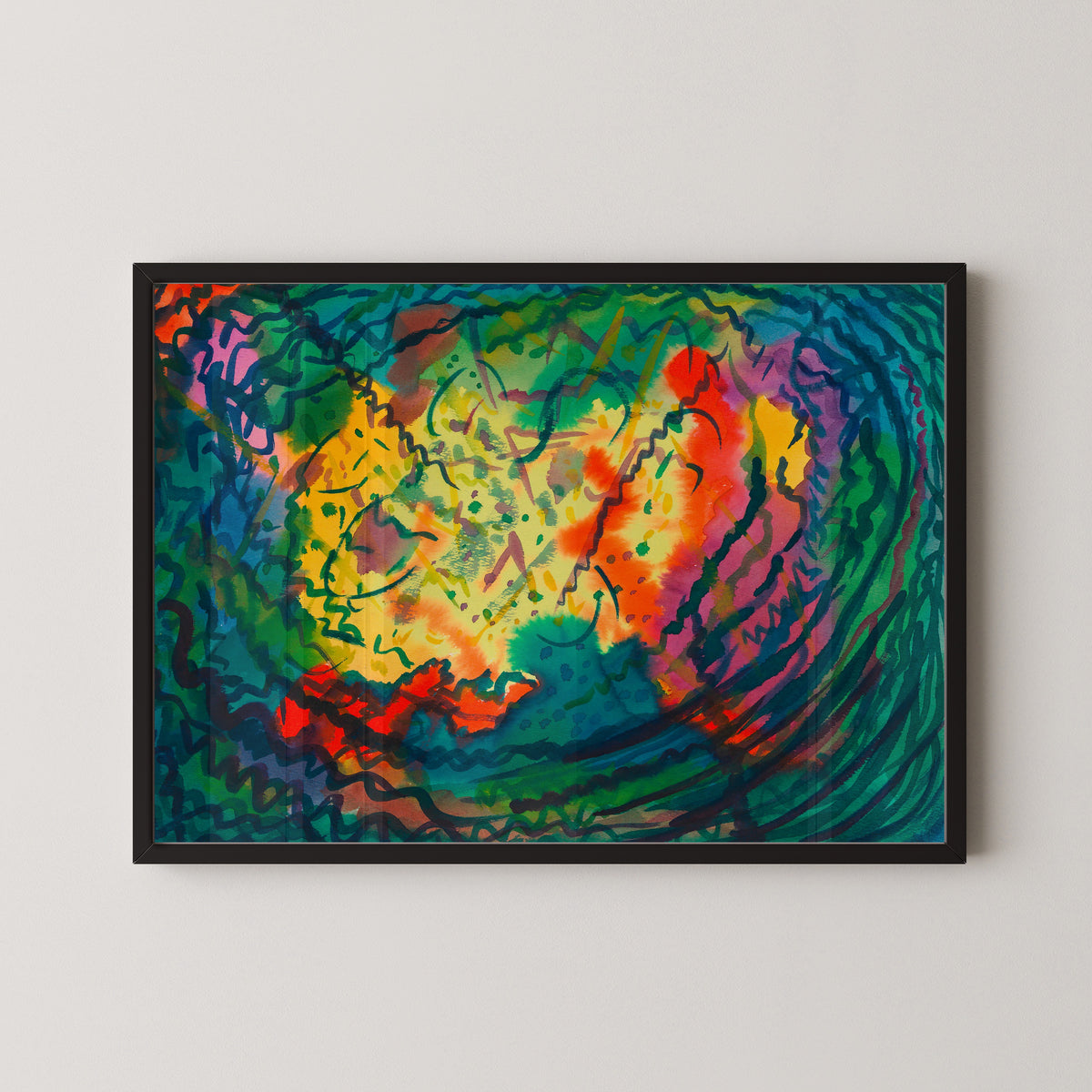 Karl Wiener — Auflösung (Dissolution) | Abstract Art Print