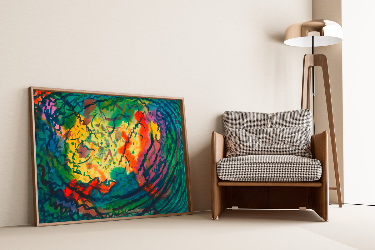 Karl Wiener — Auflösung (Dissolution) | Abstract Art Print