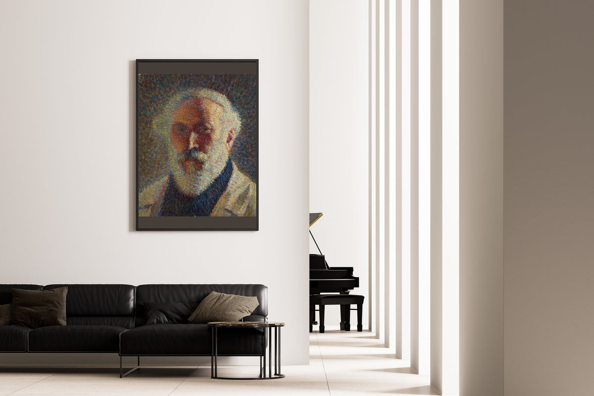 Henri Martin — Autoportrait à la barbe blanche | Pointillist Portrait Print