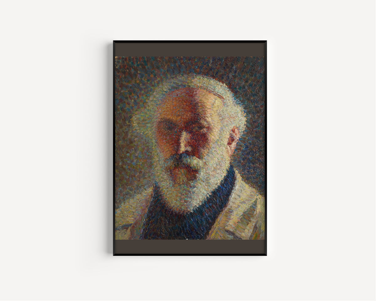 Henri Martin — Autoportrait à la barbe blanche | Pointillist Portrait Print
