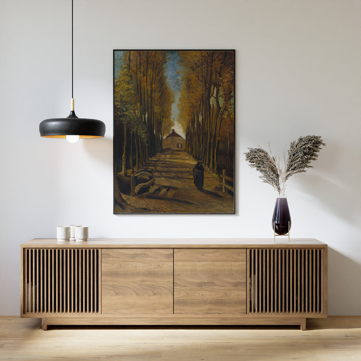 Vincent van Gogh — Avenue of Poplars in Autumn | Fine Art Print