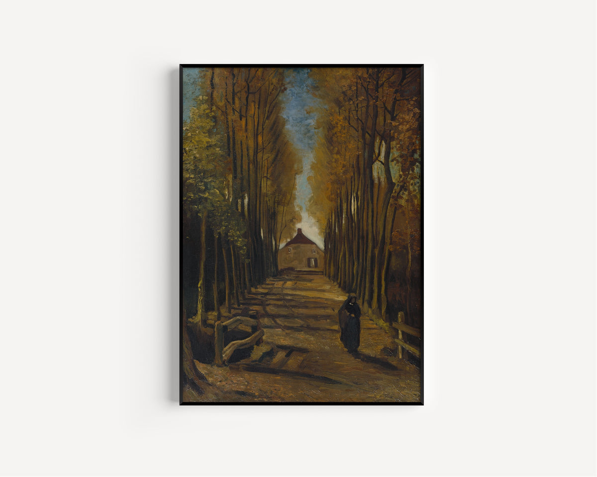 Vincent van Gogh — Avenue of Poplars in Autumn | Fine Art Print