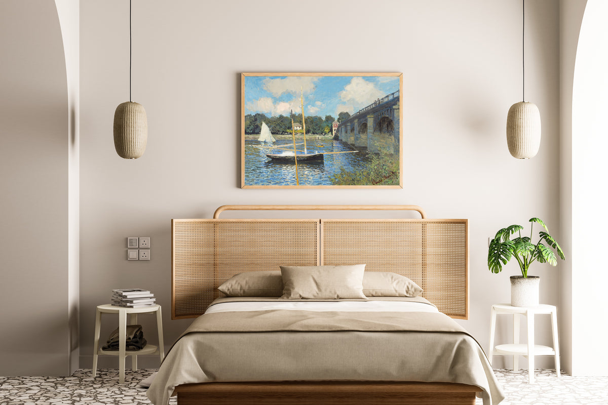 Claude Monet — The Bridge at Argenteuil | Fine Art Print
