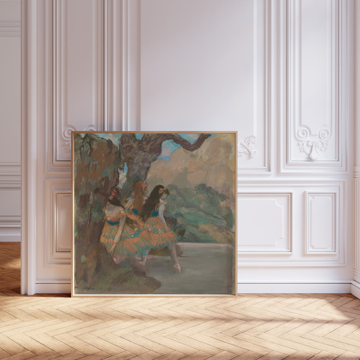 Edgar Degas — Ballet Dancers (Orange Skirts) | Fine Art Print
