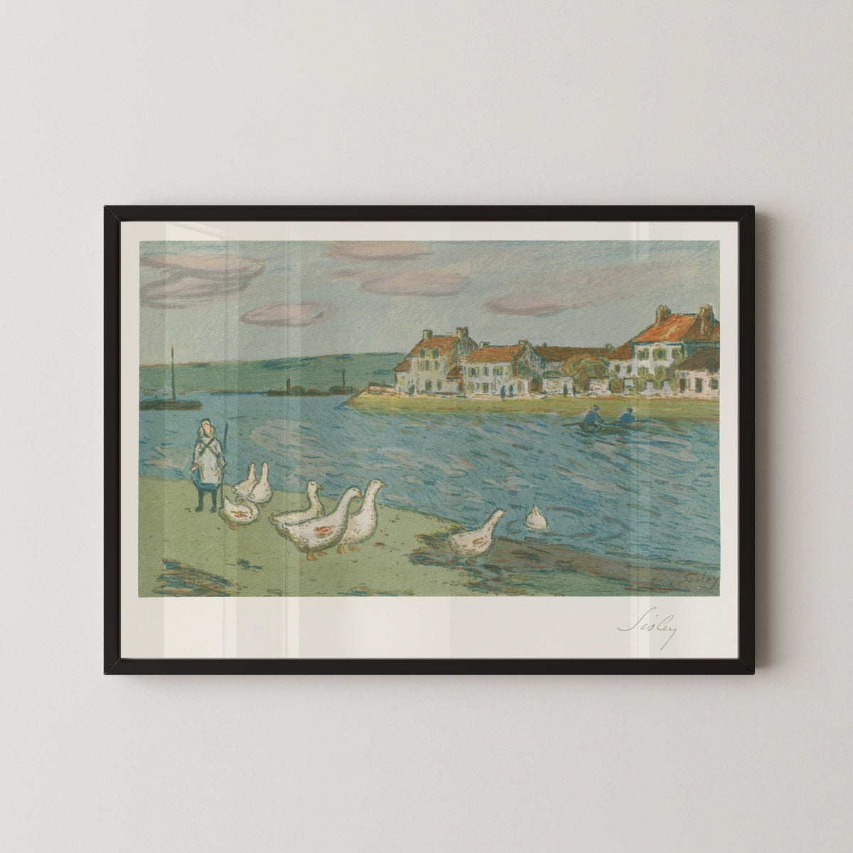 Alfred Sisley — Banks of the River (Les Bords de rivière) | Fine Art Print
