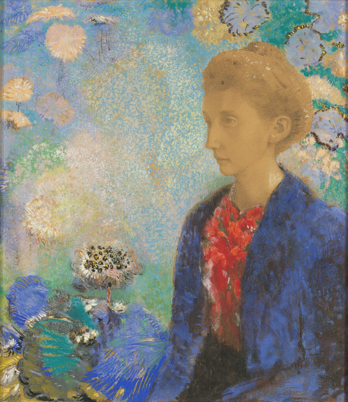 Odilon Redon — Baronne de Domecy | Symbolist Art Print