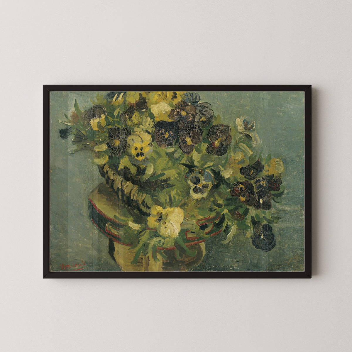 Vincent van Gogh — Basket of Pansies | Fine Art Print