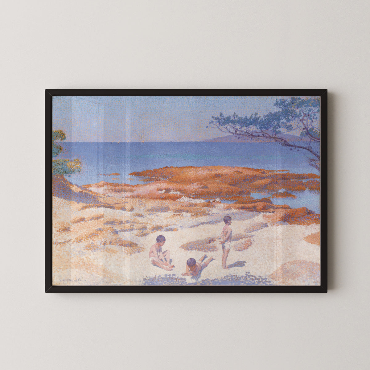 Henri-Edmond Cross — Beach at Cabasson (Baigne-Cul) | Fine Art Print
