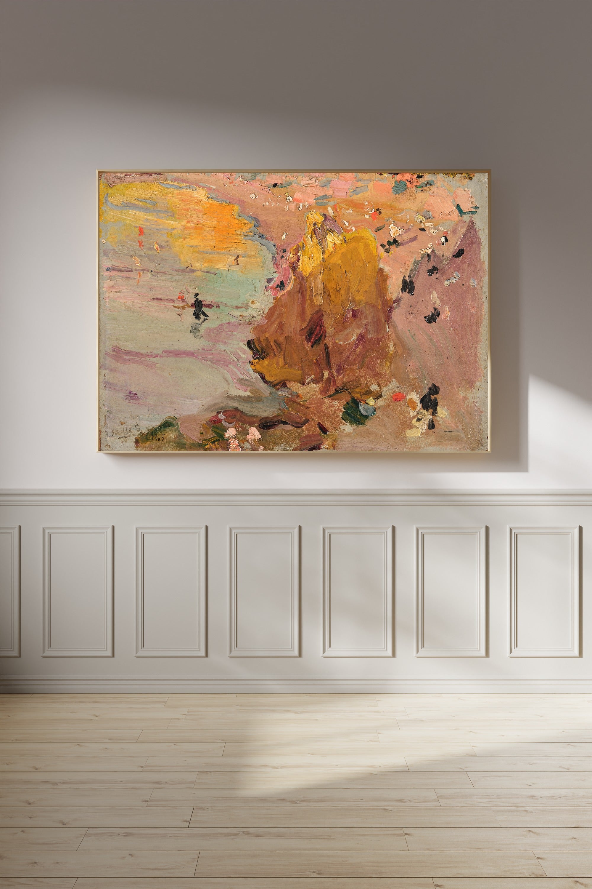 Joaquín Sorolla — Beach of Biarritz | Fine Art Print