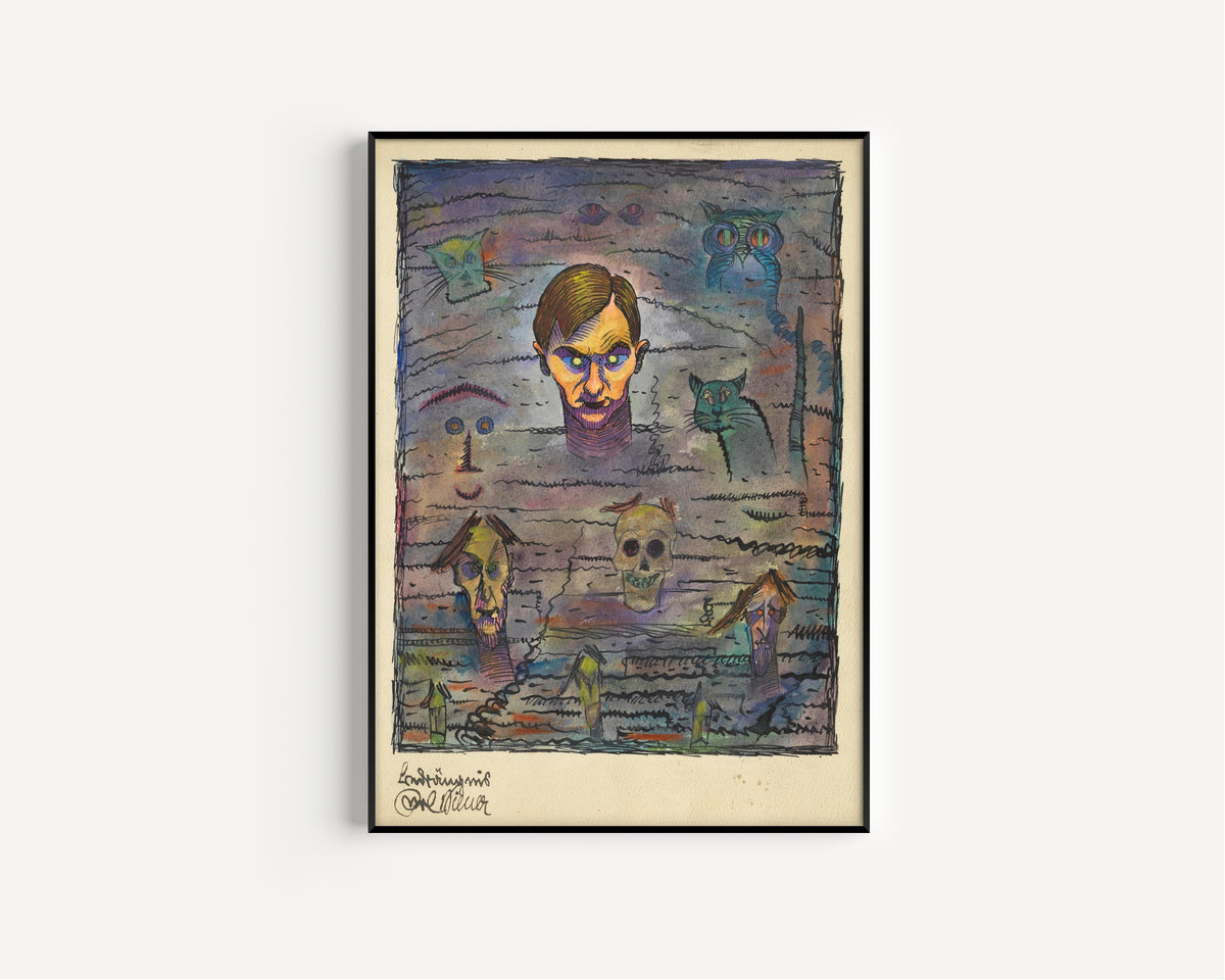 Karl Wiener — Bedrängnis (Distress) | Surreal Art Print