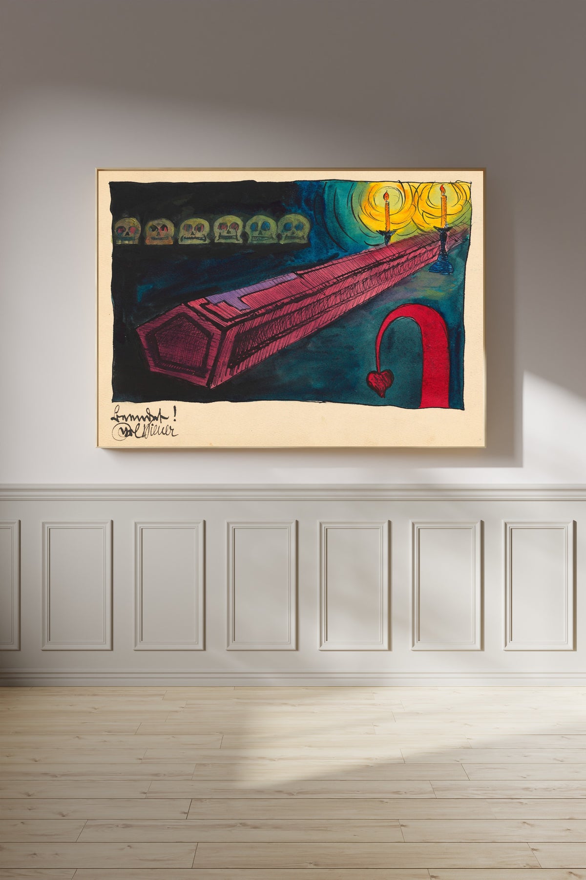 Karl Wiener — Beendet (Finished) | Surreal Art Print