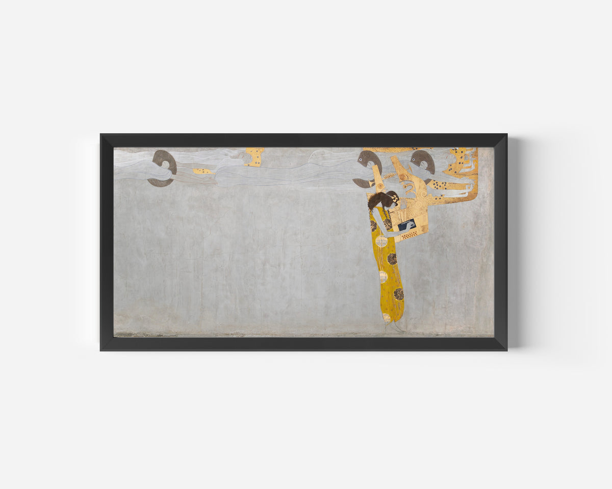 Gustav Klimt — Beethoven Frieze: Longing for Happiness Finds Repose in Poetry | Fine Art Print
