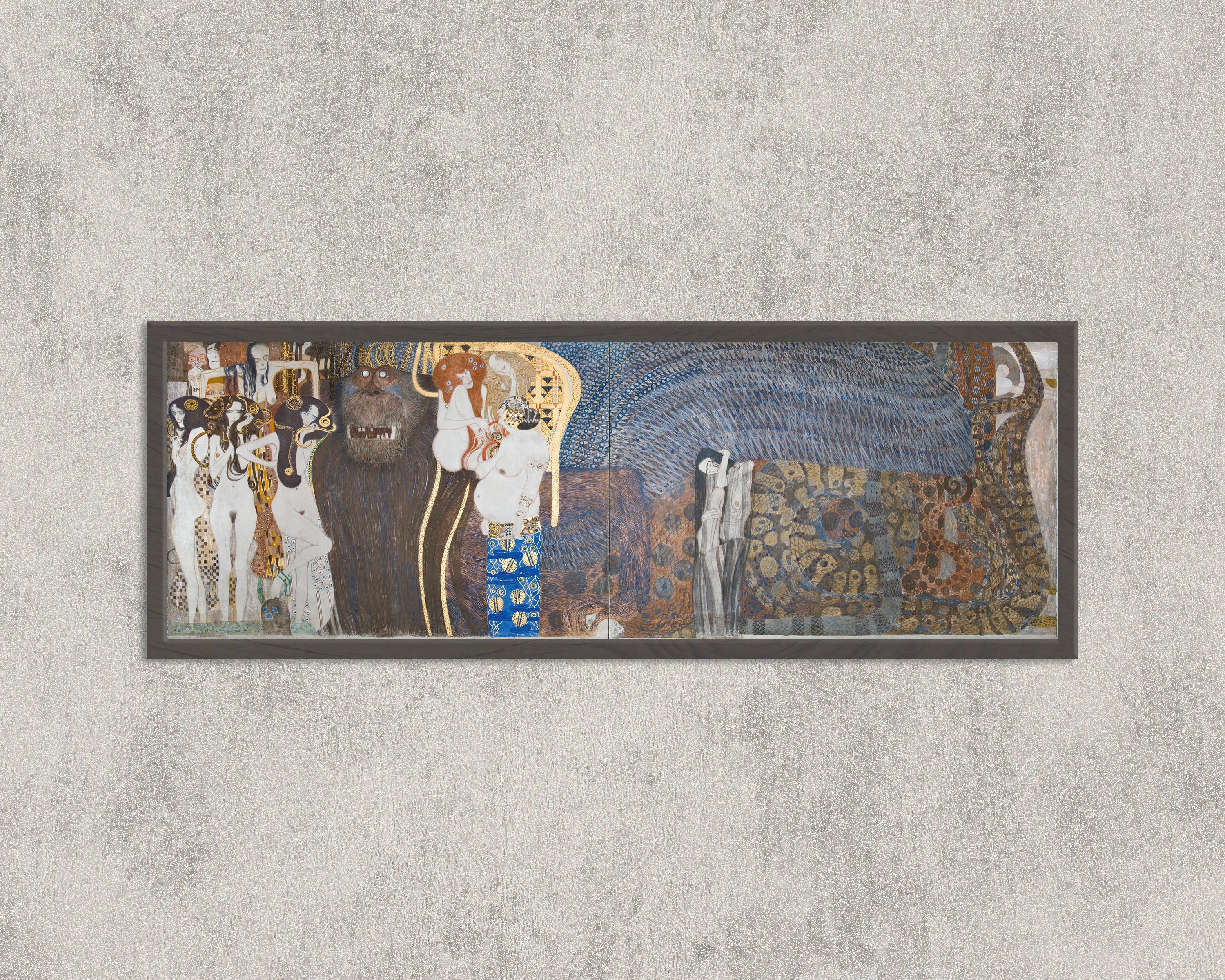 Gustav Klimt — Beethoven Frieze: The Hostile Forces | Fine Art Print