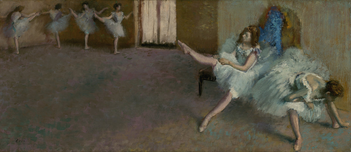 Edgar Degas — Before the Ballet | Fine Art Print