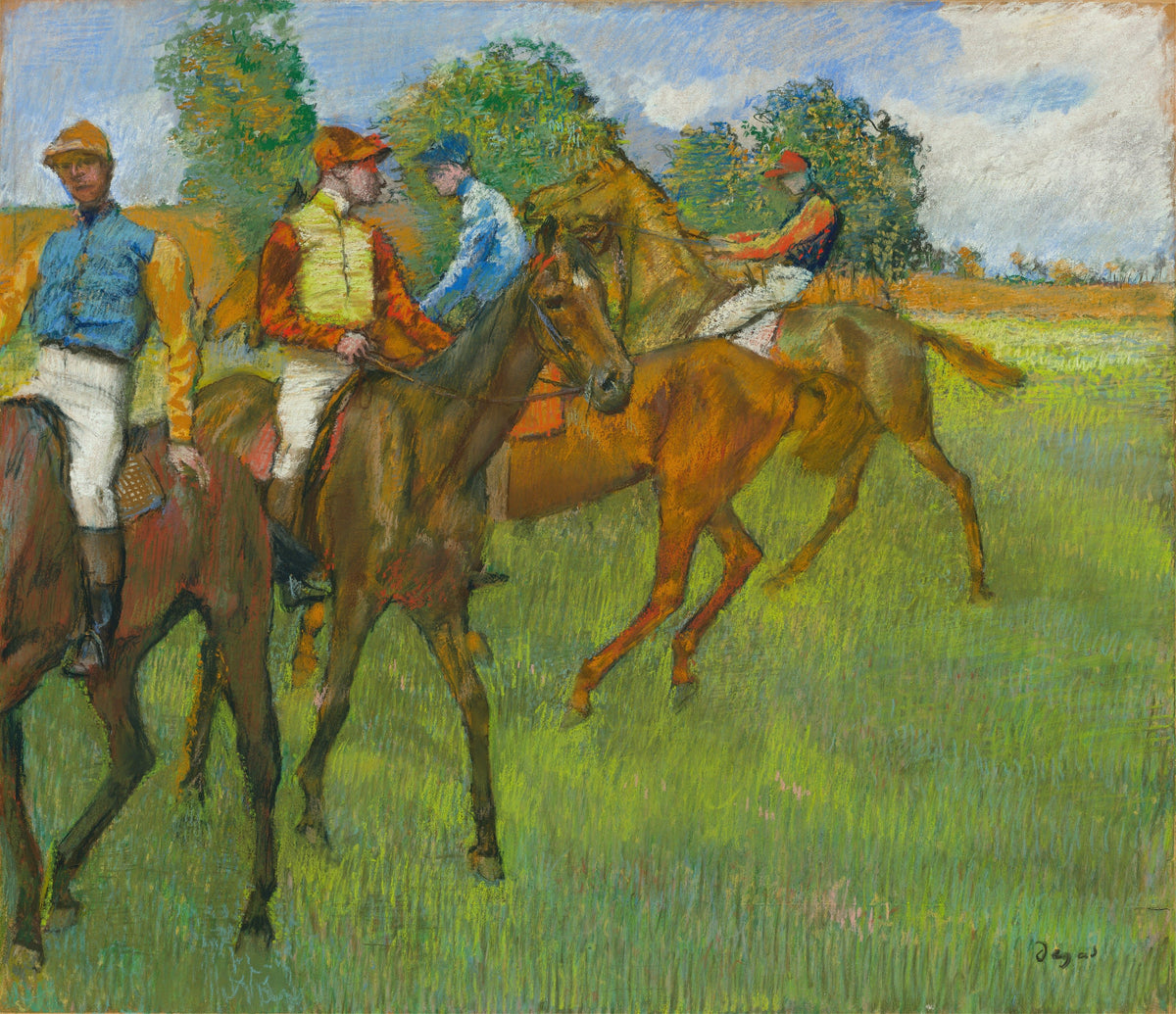 Edgar Degas — Before the Race | Fine Art Print
