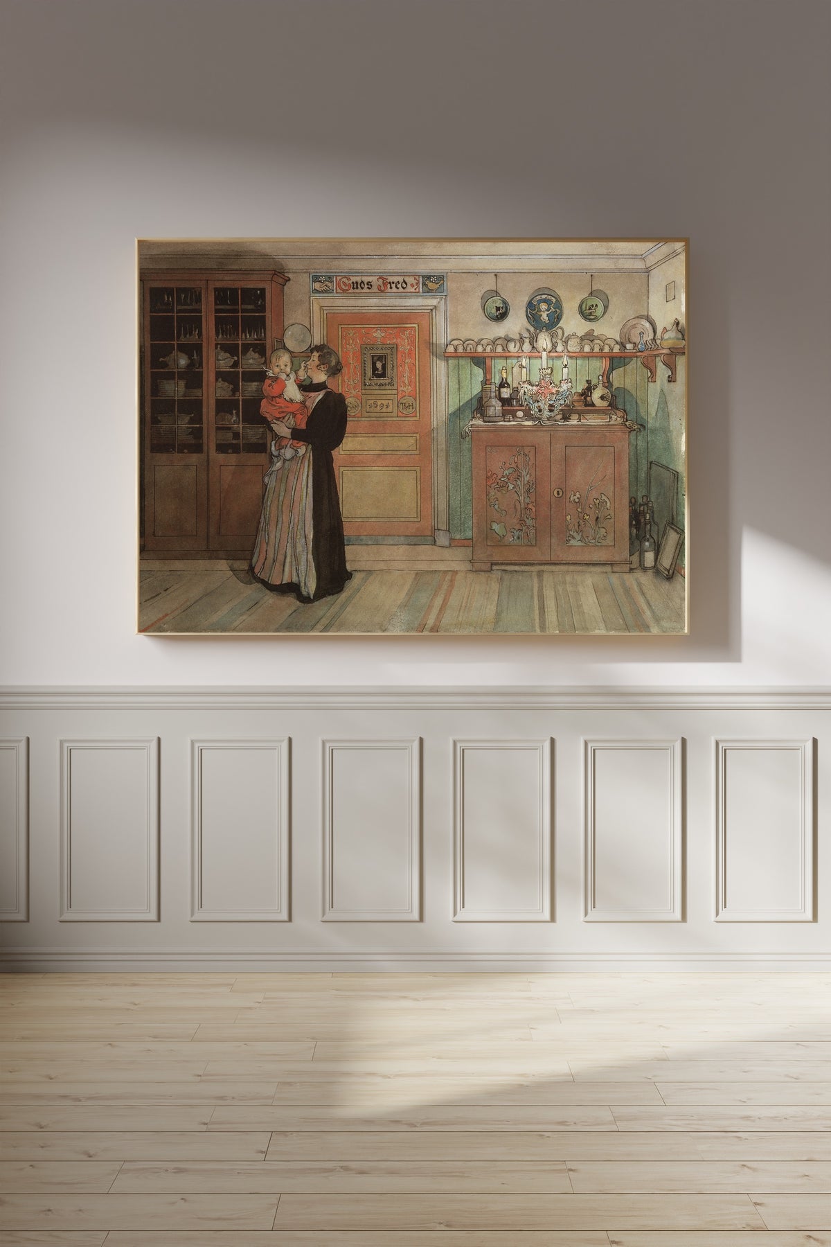 Carl Larsson — Between Christmas and New Year | Swedish Watercolour Print